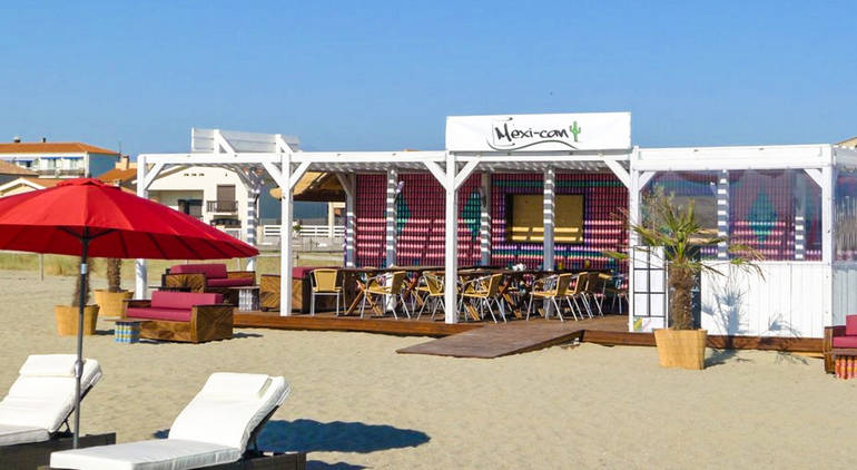 Beach restaurant le Mexi-Can, Le Barcares